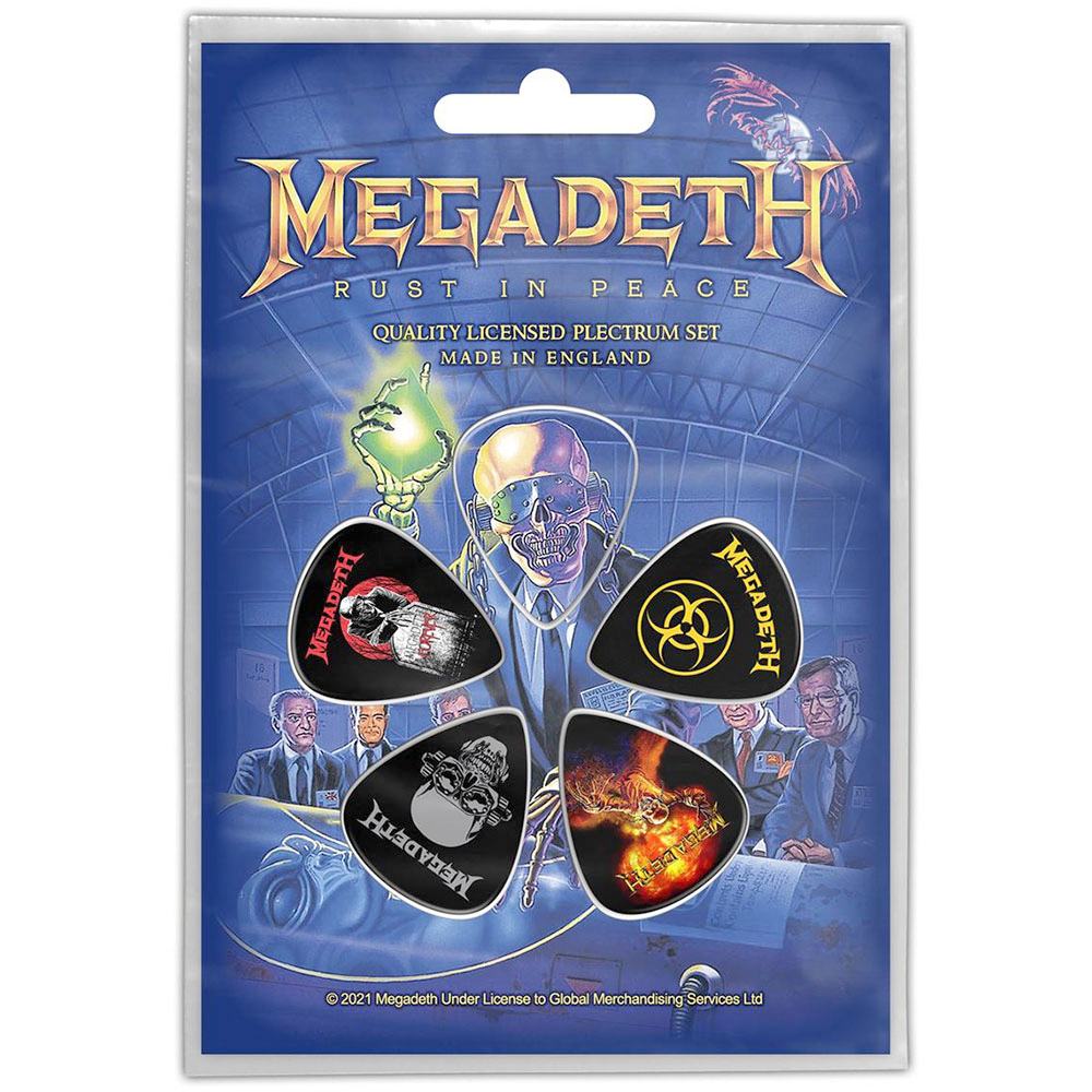 Megadeth - Rust In Peace Plectrum - Set of 5 - Multicolours